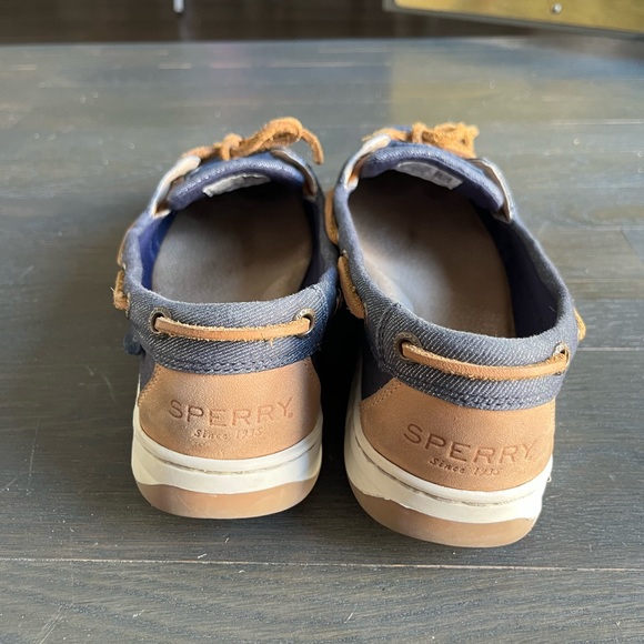 Sperry Navy/Denim Boat Shoes - Picture 5 of 7